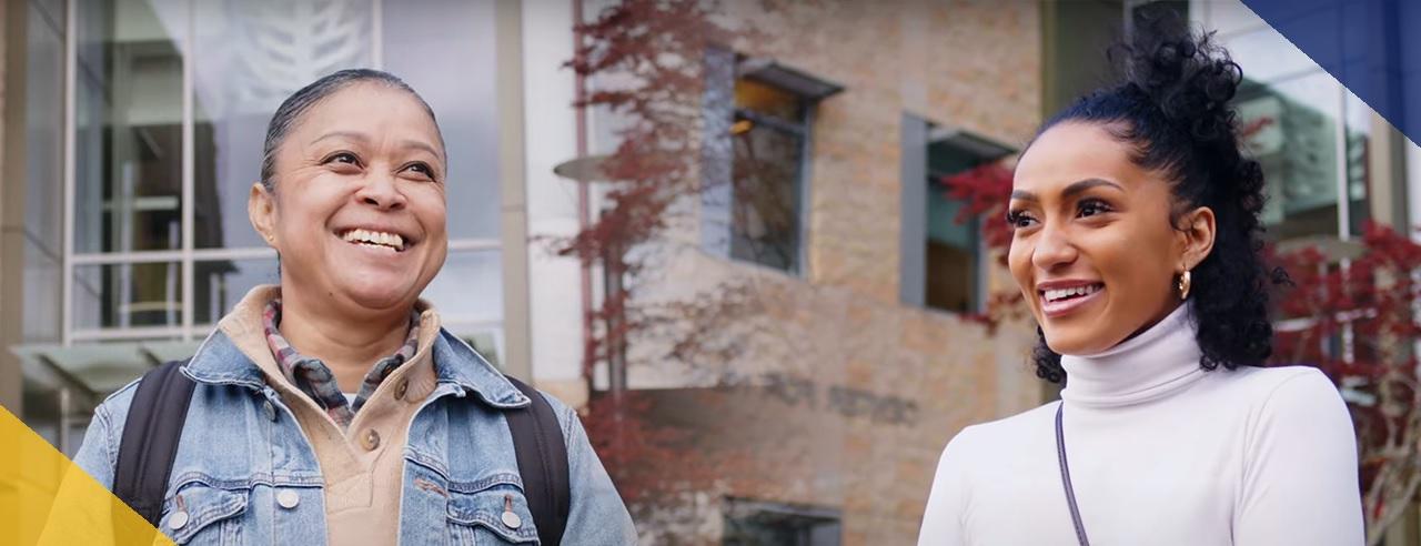 Two Smiling Students